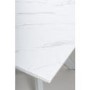 White Faux Marble Top Dining Table - Thessos
 180cm