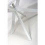 White Faux Marble Top Dining Table - Thessos
 180cm
