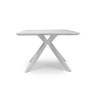 White Faux Marble Top Extendable Dining Table - Thassos
 160-200mm