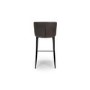 GRADE A1 - Set of 2 Grey Faux Leather Bar Stools - 72 cm