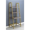 Grey Mango Wood Ladder Desk with Storage - Alice    