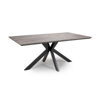 Large Rectangle Grey Wood Dining Table - Seats 8 - Liberty