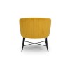 Yellow Accent Chairs with Black Legs - Zara