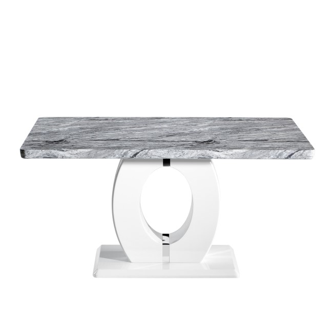 Neptune Medium Marble Effect Top Dining Table