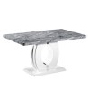 Neptune Medium Marble Effect Top Dining Table