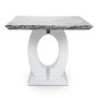 Neptune Square Marble Effect Top Dining Table