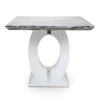 Neptune Square Marble Effect Top Dining Table