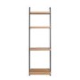 Industrial Ladder Bookcase with Black Frame