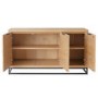 Industrial 3 Door Sideboard with Black Frame