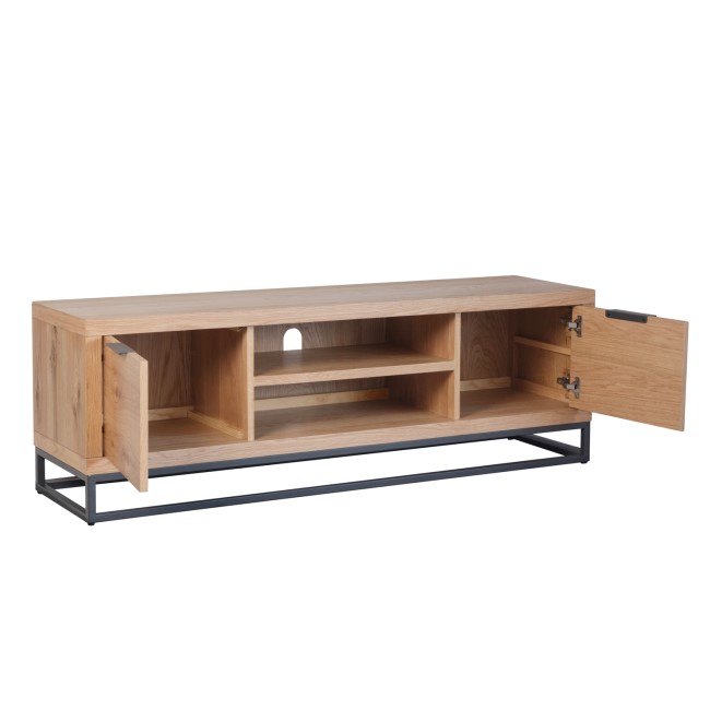 Industrial TV Unit with Black Legs