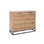 Industrial 2 Door Sideboard with Black Legs