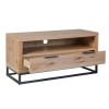 Industrial Small TV Unit with Black Legs