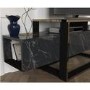GRADE A1 - Gold and Marble Effect TV Stand