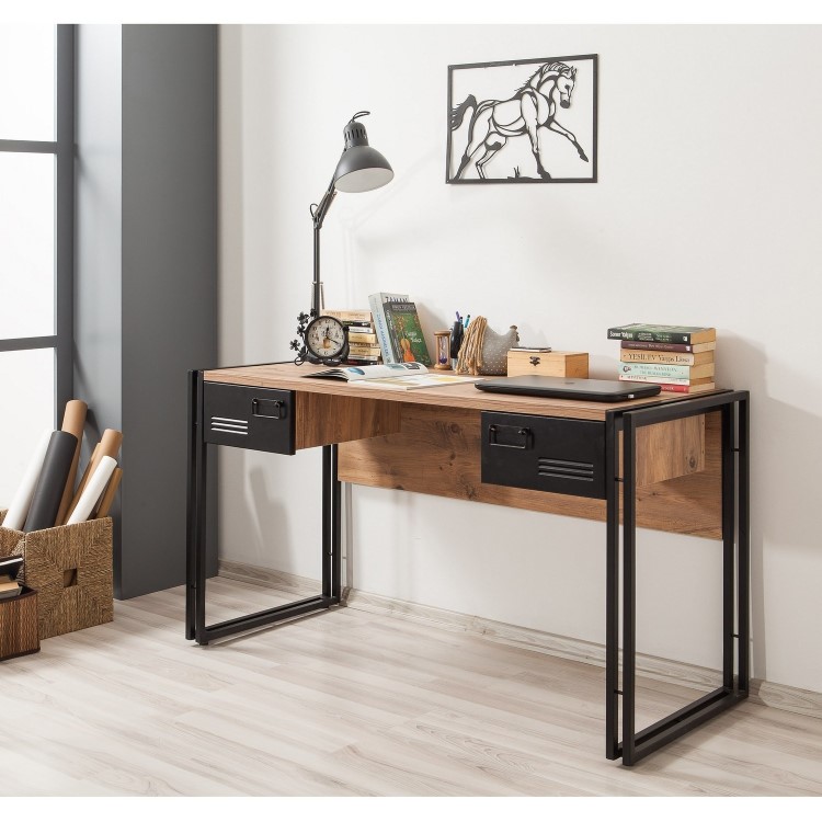 Industrial Style Study Desk 