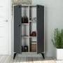 Grey and Oak Large Sideboard with 3 Doors