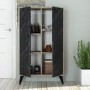 Oak and Marble Effect Large Sideboard with Storage