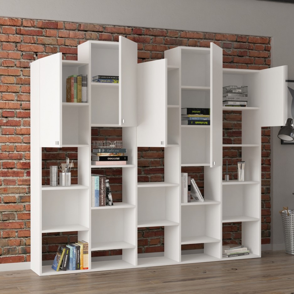 Latest Large White Bookcase Ideas in 2022