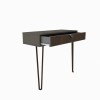Grey and Brown Console Table with Hairpin Legs