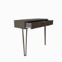 GRADE A2 - Grey and Brown Console Table with Hairpin Legs