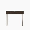Grey and Brown Console Table with Hairpin Legs