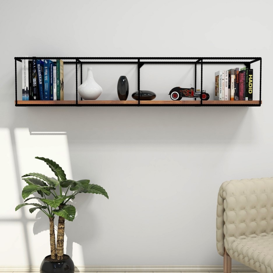 Industrial Style Wall Hanging Shelf Furniture123
