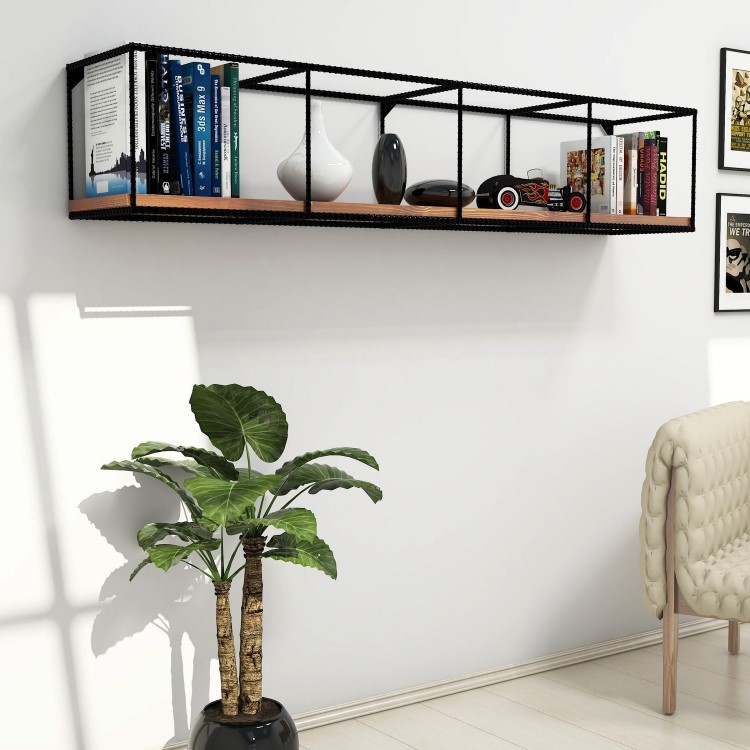 Industrial Style Wall Hanging Shelf