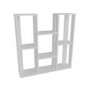 Multi-Level Indoor Plant Stand in White