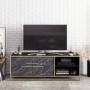 Gold and Marble Effect TV Unit