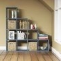 Dark Blue Open Bookshelf - Exton