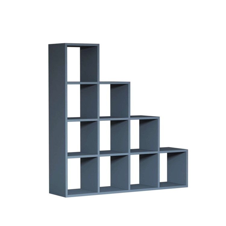 Dark Blue Open Bookshelf - Exton