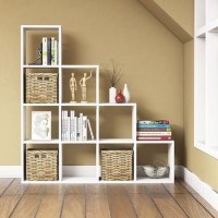 White Open Bookshelf - Exton