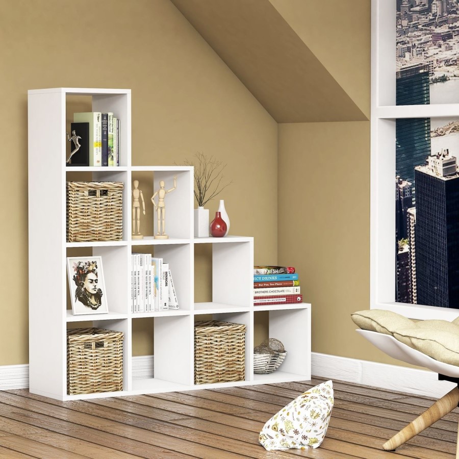 White Open Bookshelf - Exton