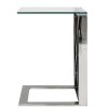 Aurora Boutique Amelia Side Table With Glass Top