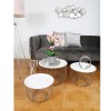 Aurora Boutique Teddi Nesting Side Table Set
