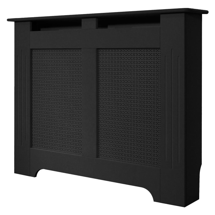 120cm Black Radiator Cover - Burford