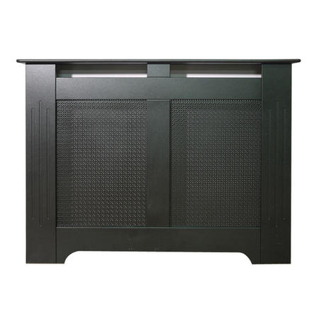 120cm Black Radiator Cover - Burford