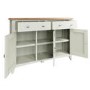Bourton 3 Door Sideboard in Cream and Light Oak