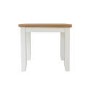 Bourton Flip Top Dining Table in White and Light Oak