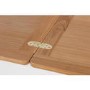 Bourton Flip Top Dining Table in White and Light Oak