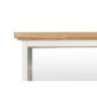 Bourton Hall Wall Mounted Coat Rack in Cream and Light Oak