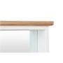 Bourton Hall Wall Mounted Coat Rack in Cream and Light Oak