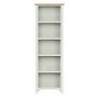 Bourton Large Bookcase in Cream and Light Oak