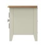 Bourton Large TV Unit in White and Light Oak