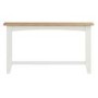 Bourton Small Coffee Table in White and Light Oak
