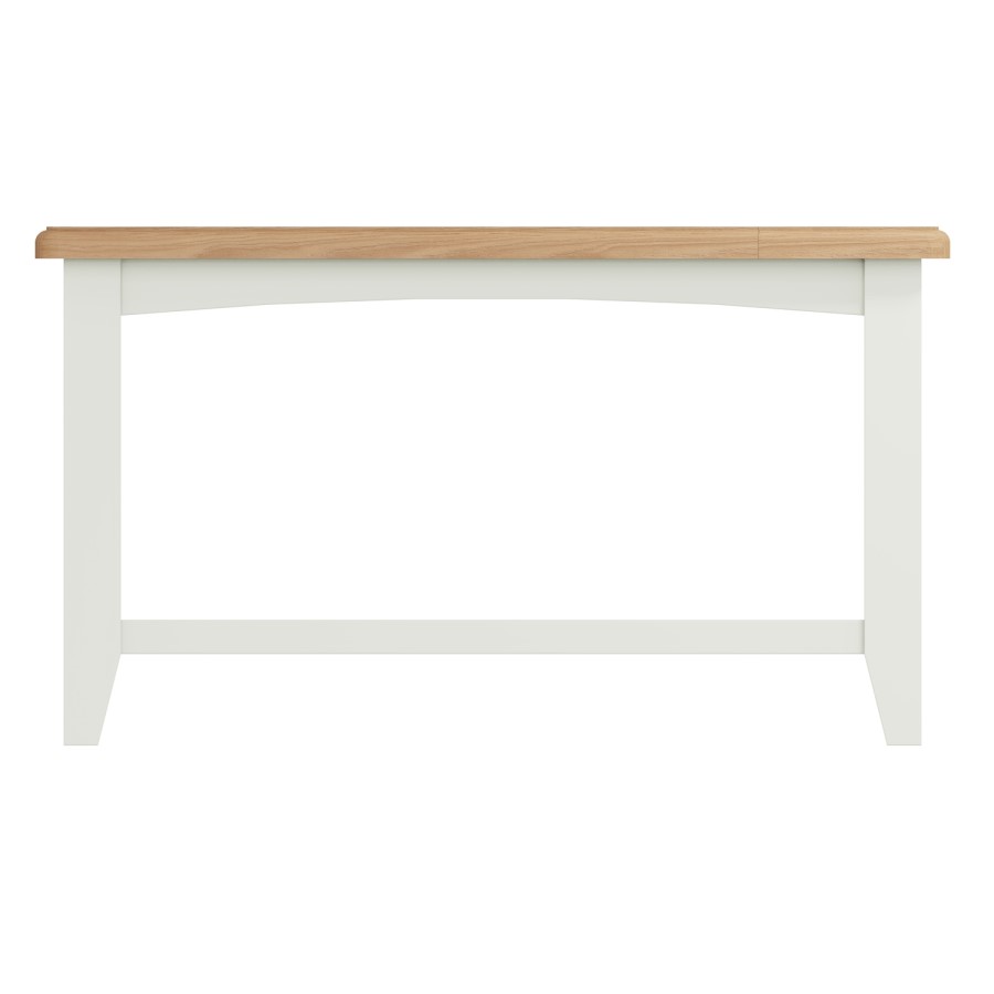 Bourton Small Coffee Table in White and Light Oak