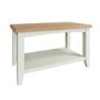 Bourton Small Coffee Table in White and Light Oak