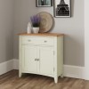 Bourton Small Sideboard in Cream and Light Oak