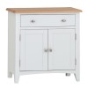 Bourton Small Sideboard in Cream and Light Oak