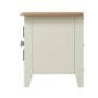 Bourton TV Unit in Cream and Light Oak