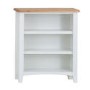 Bourton Small Wide Bookcase in Cream and Light Oak